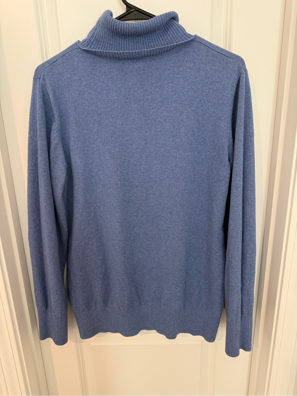 L.L. Bean Women's Light Blue Turtleneck Sweater
